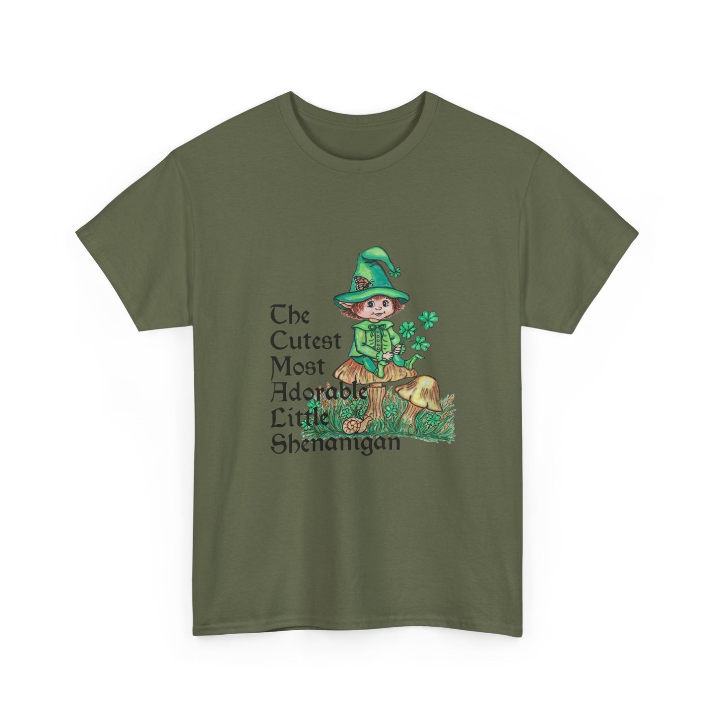Cutest Leprechaun Unisex Heavy Cotton Tee