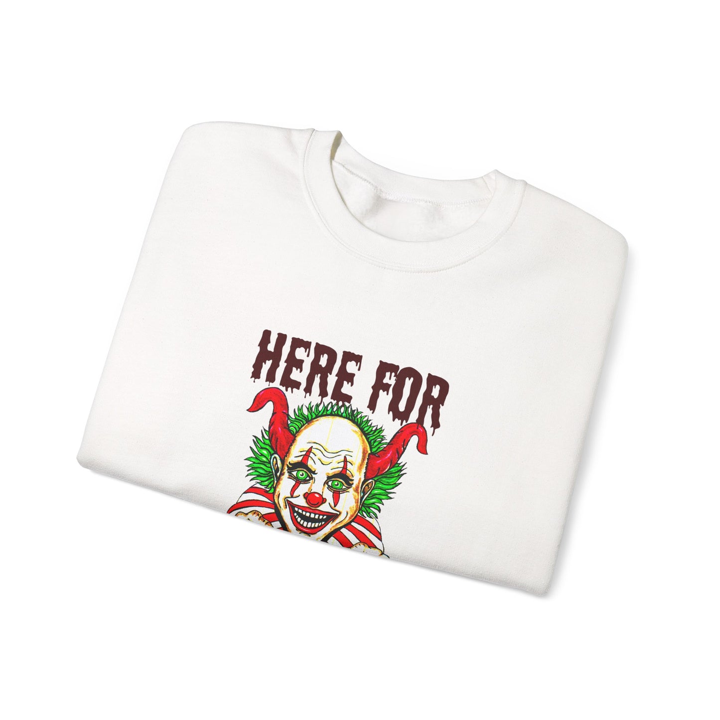Here for Your Candy Unisex Heavy Blend™ Crewneck Sweatshirt