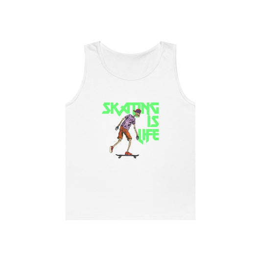 Skating is Life Unisex Heavy Cotton Tank Top