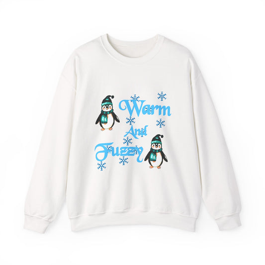 Warm and Fuzzy Unisex Heavy Blend™ Crewneck Sweatshirt