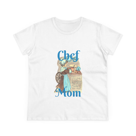 Chef Mom Women's Midweight Cotton Tee