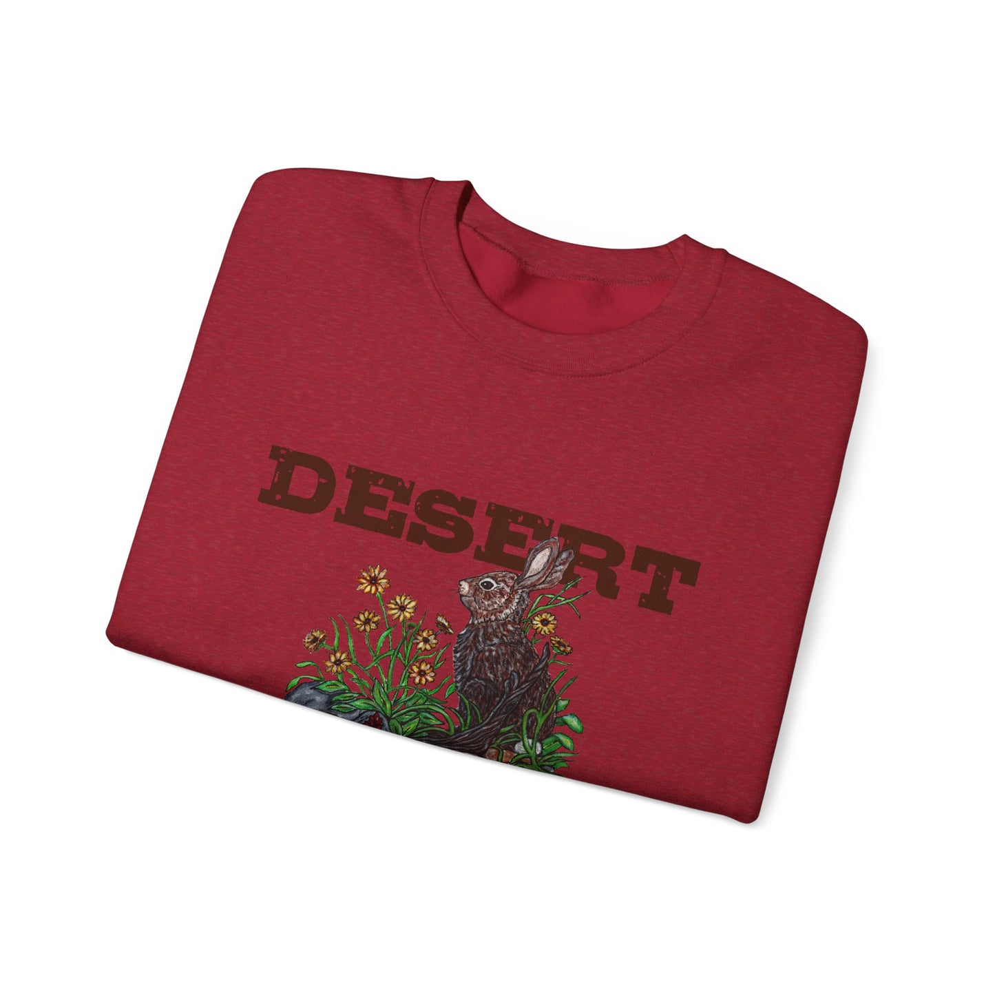 Desert Cotton Tail Unisex Heavy Blend™ Crewneck Sweatshirt