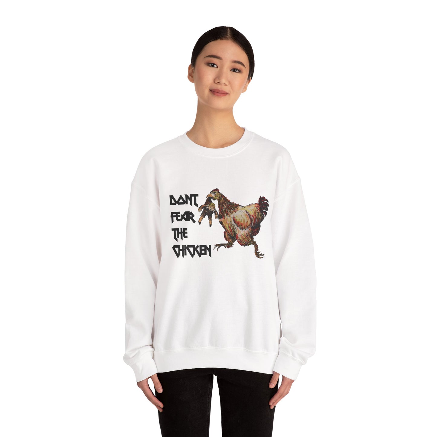 Don't Fear the Chicken Unisex Heavy Blend™ Crewneck Sweatshirt
