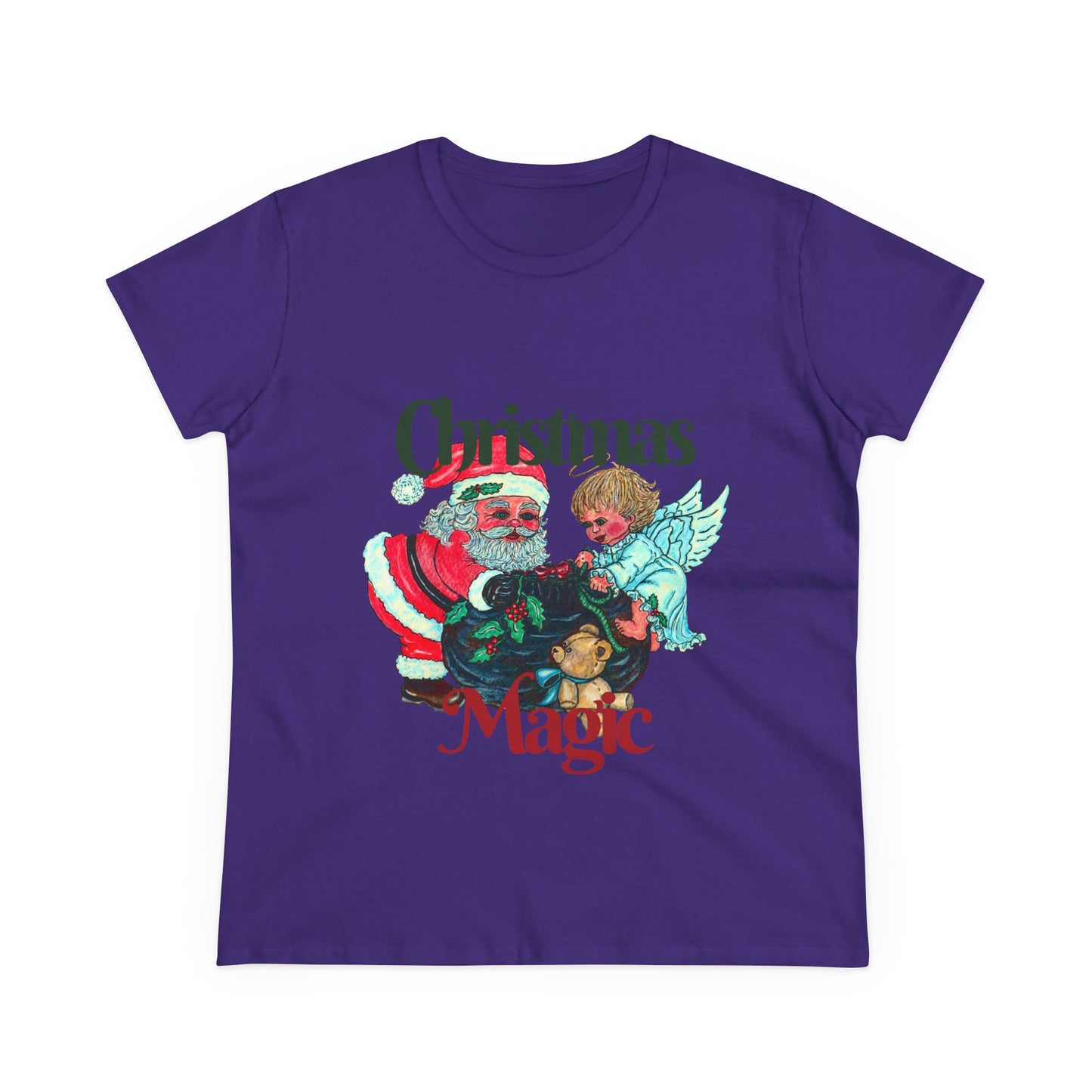 Christmas Magic Women's Midweight Cotton Tee
