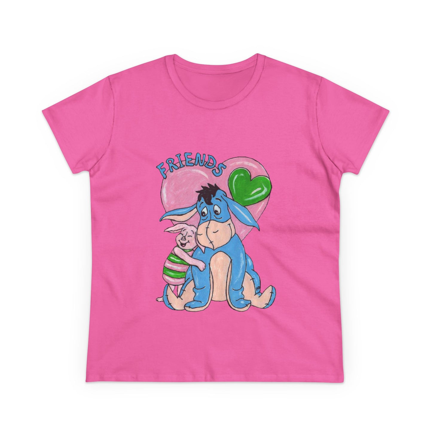 Best Friends Women's Midweight Cotton Tee