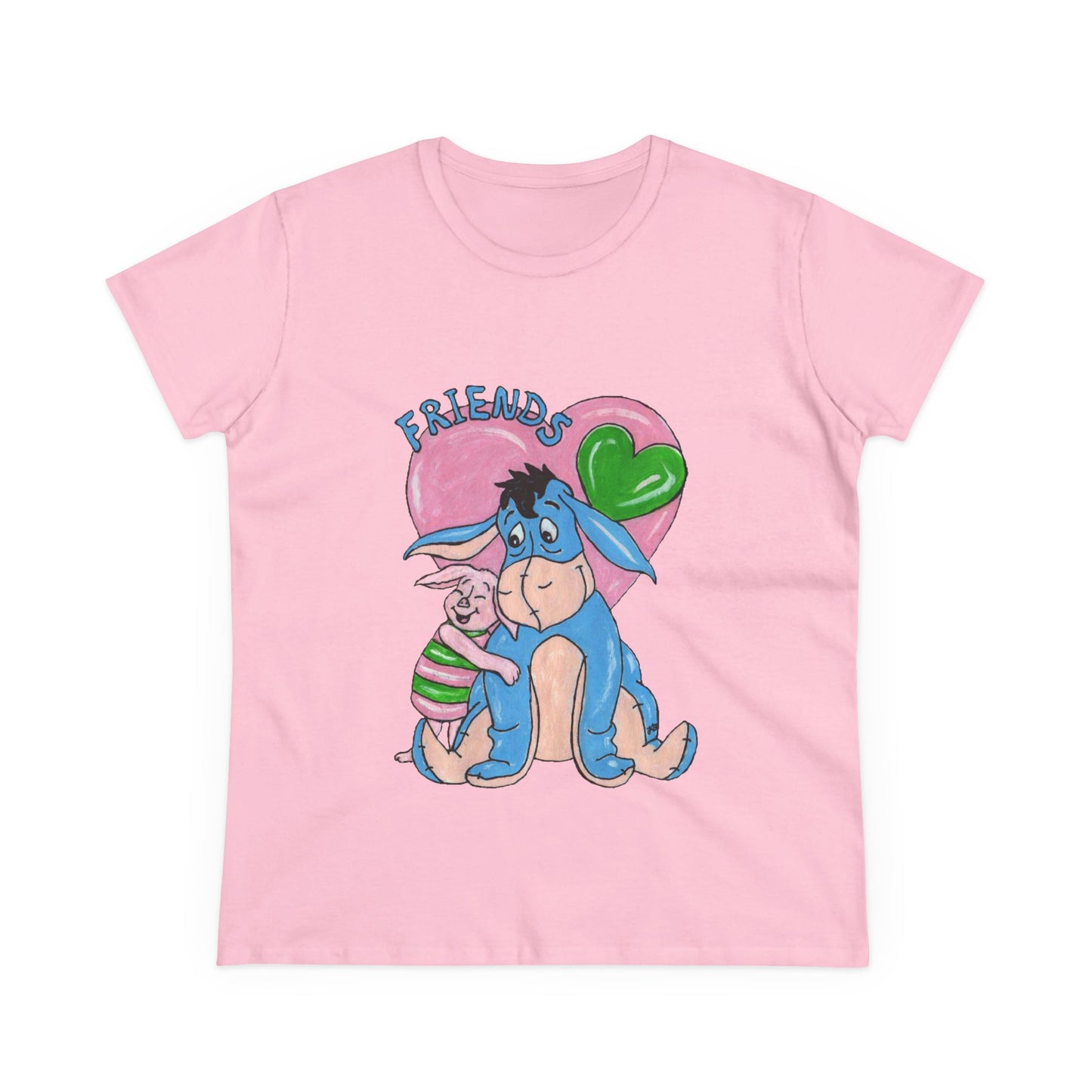 Best Friends Women's Midweight Cotton Tee