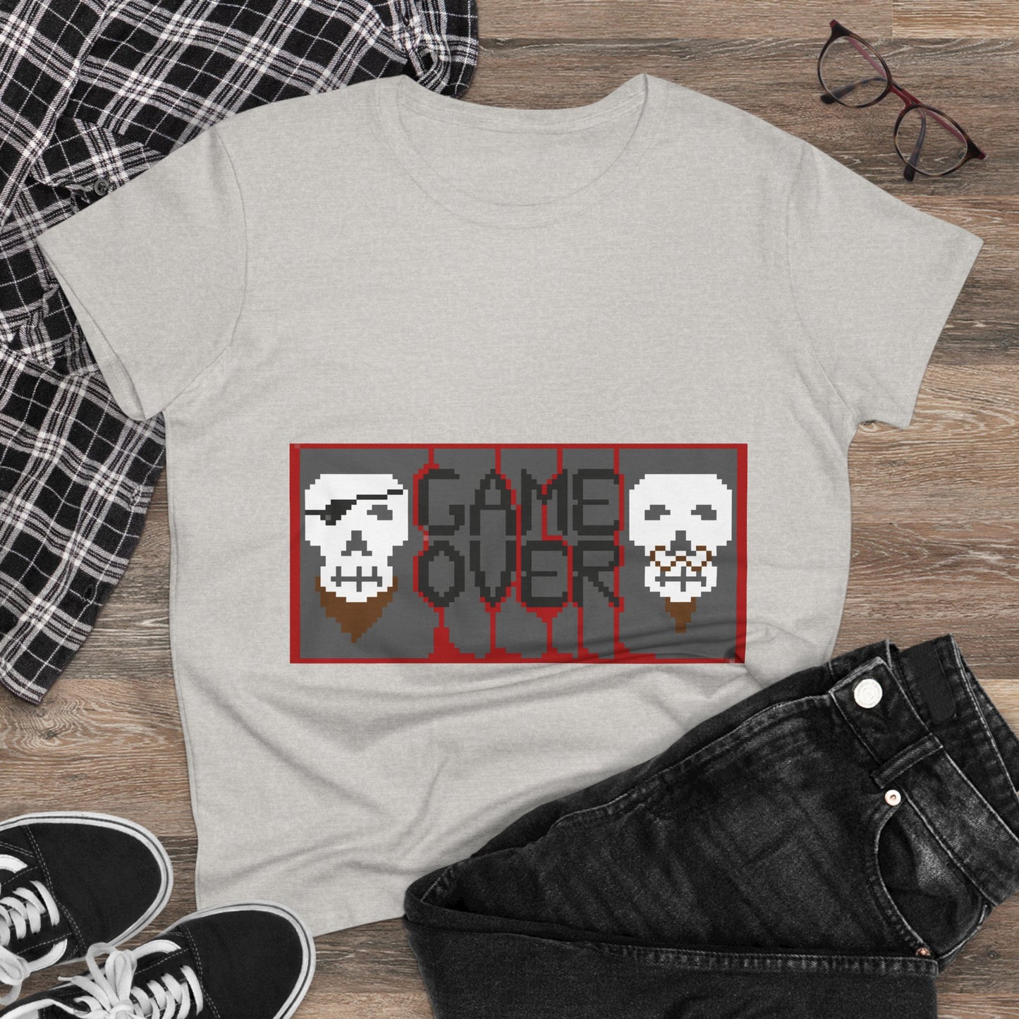 Game Over Women's Midweight Cotton Tee