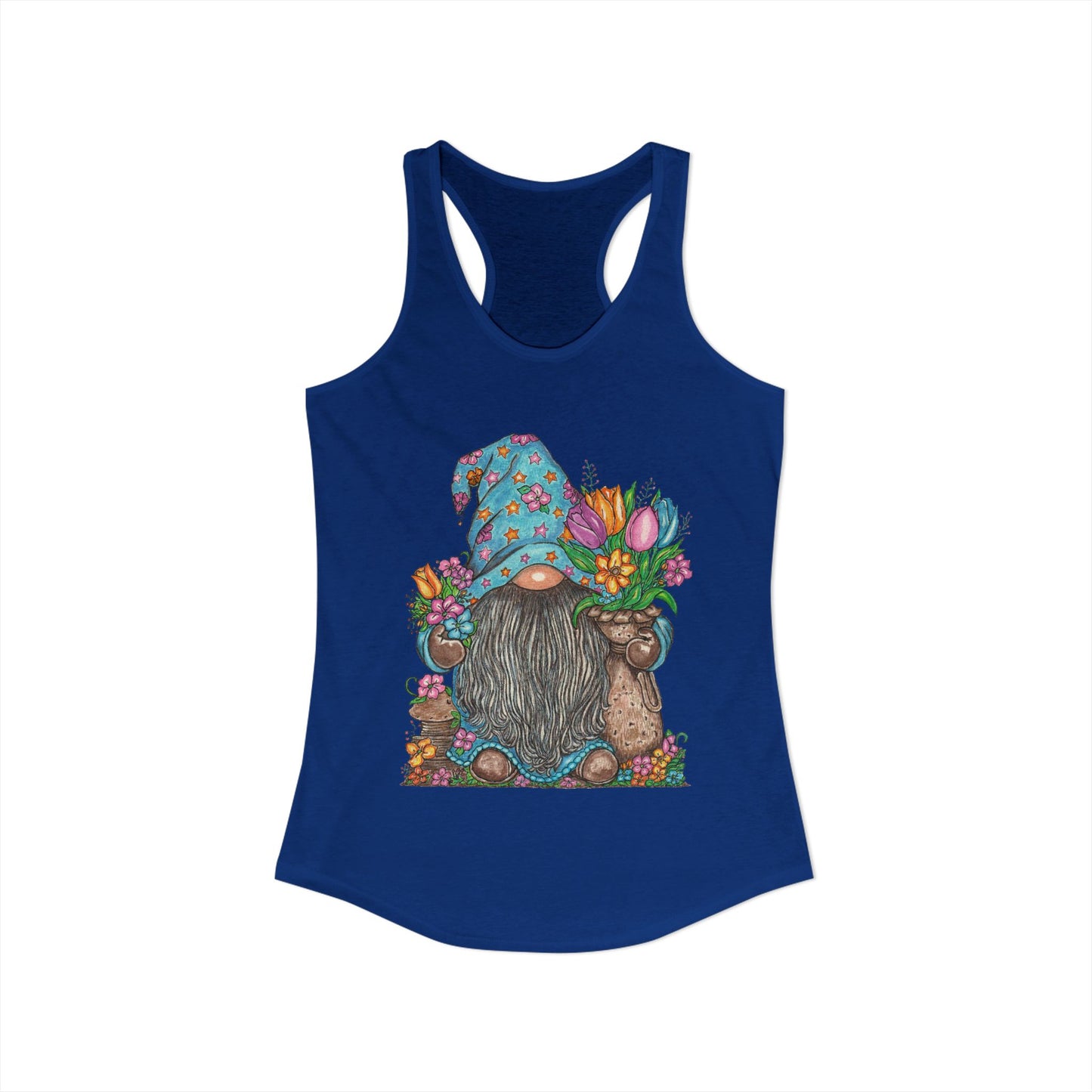 Gardening Gnome Women's Ideal Racerback Tank