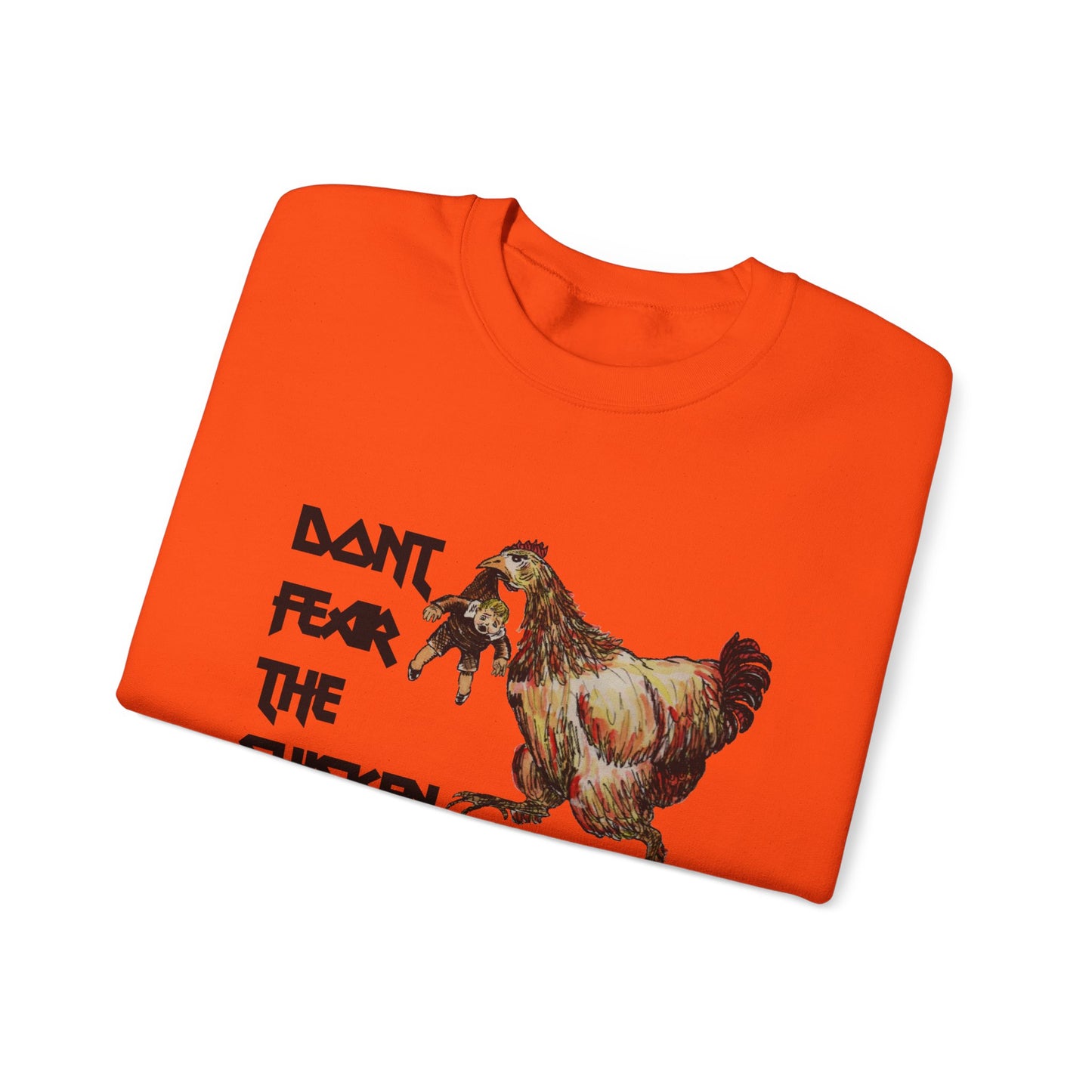Don't Fear the Chicken Unisex Heavy Blend™ Crewneck Sweatshirt