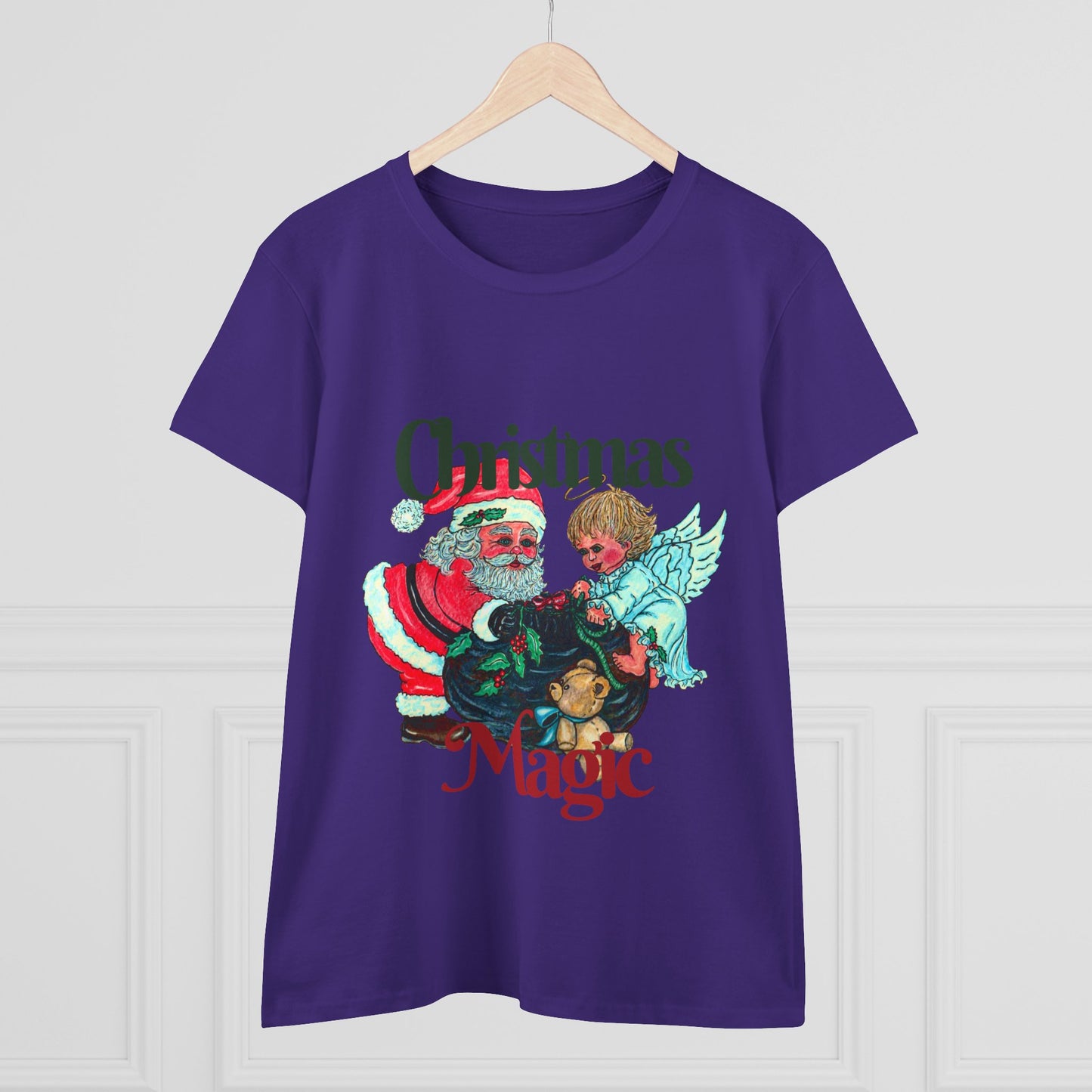 Christmas Magic Women's Midweight Cotton Tee