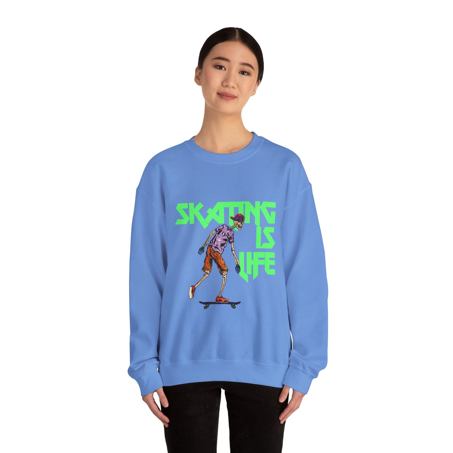 Skating is Life Unisex Heavy Blend™ Crewneck Sweatshirt