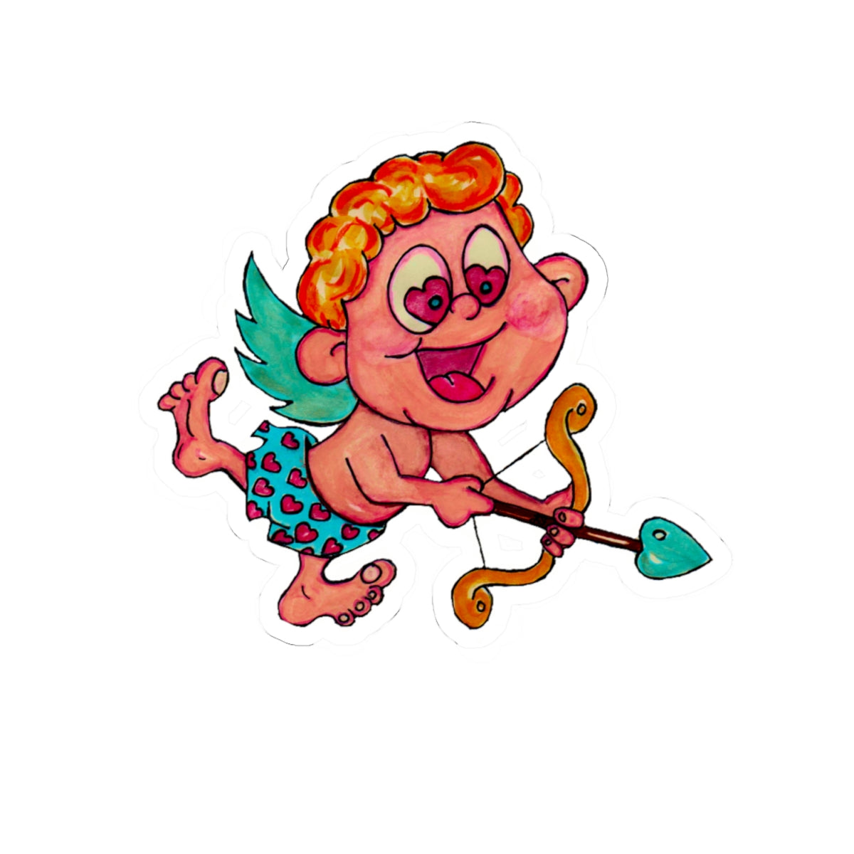 Cupid Kiss-Cut Stickers