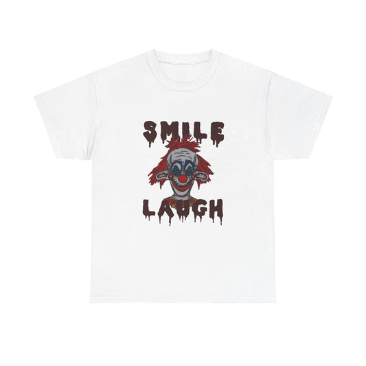 Smile, Laugh Unisex Heavy Cotton Tee