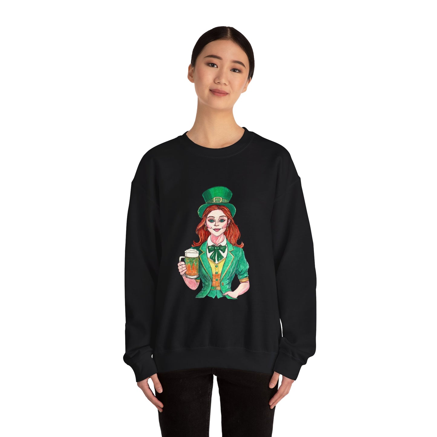 Paddys Day Cheers Unisex Heavy Blend™ Crewneck Sweatshirt