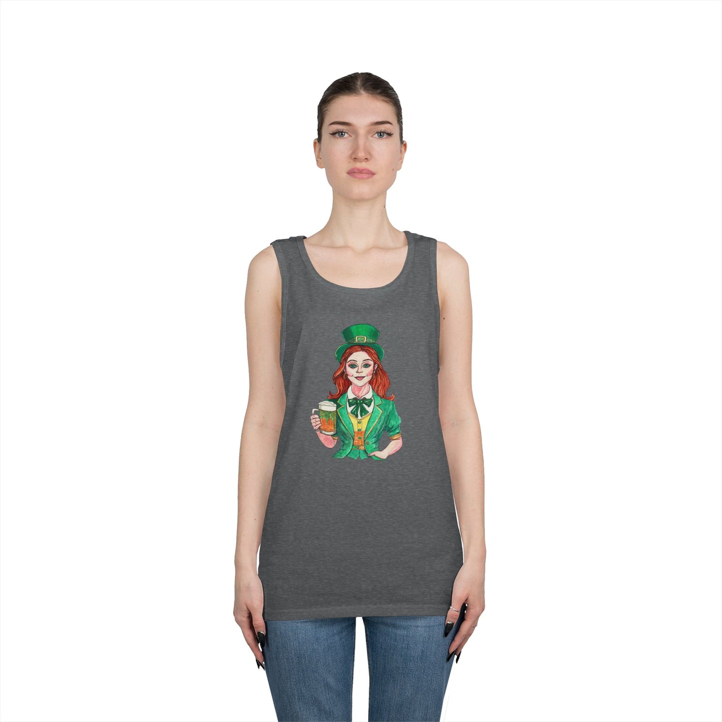 Paddy's Day Cheers Unisex Heavy Cotton Tank Top