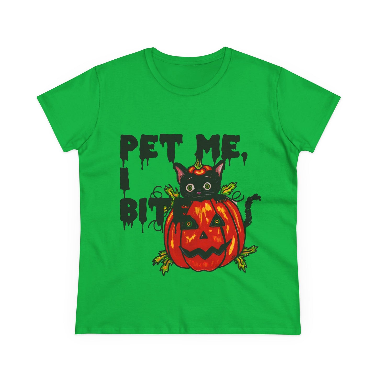 Pet Me Women's Midweight Cotton Tee
