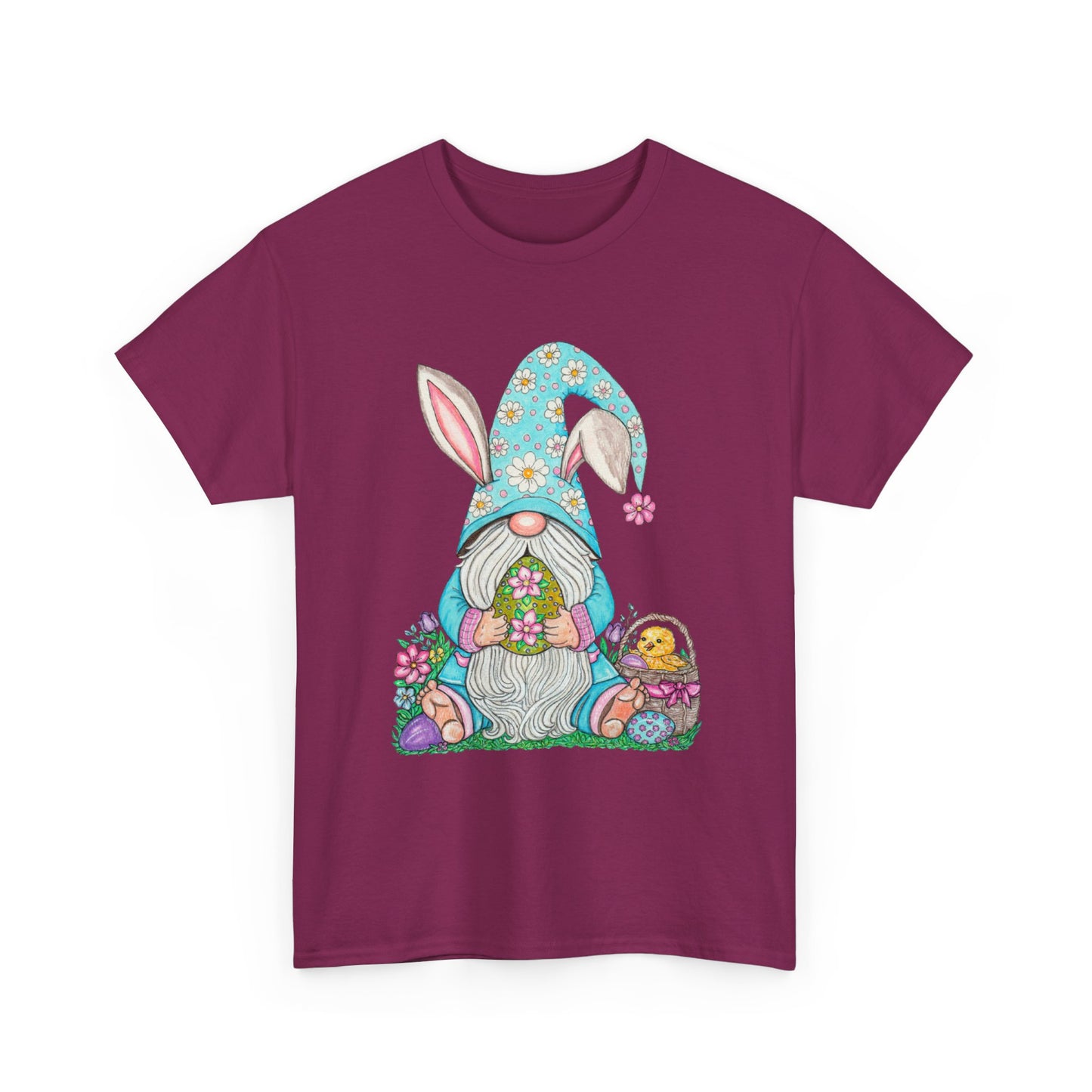 Easter Gnome Unisex Heavy Cotton Tee
