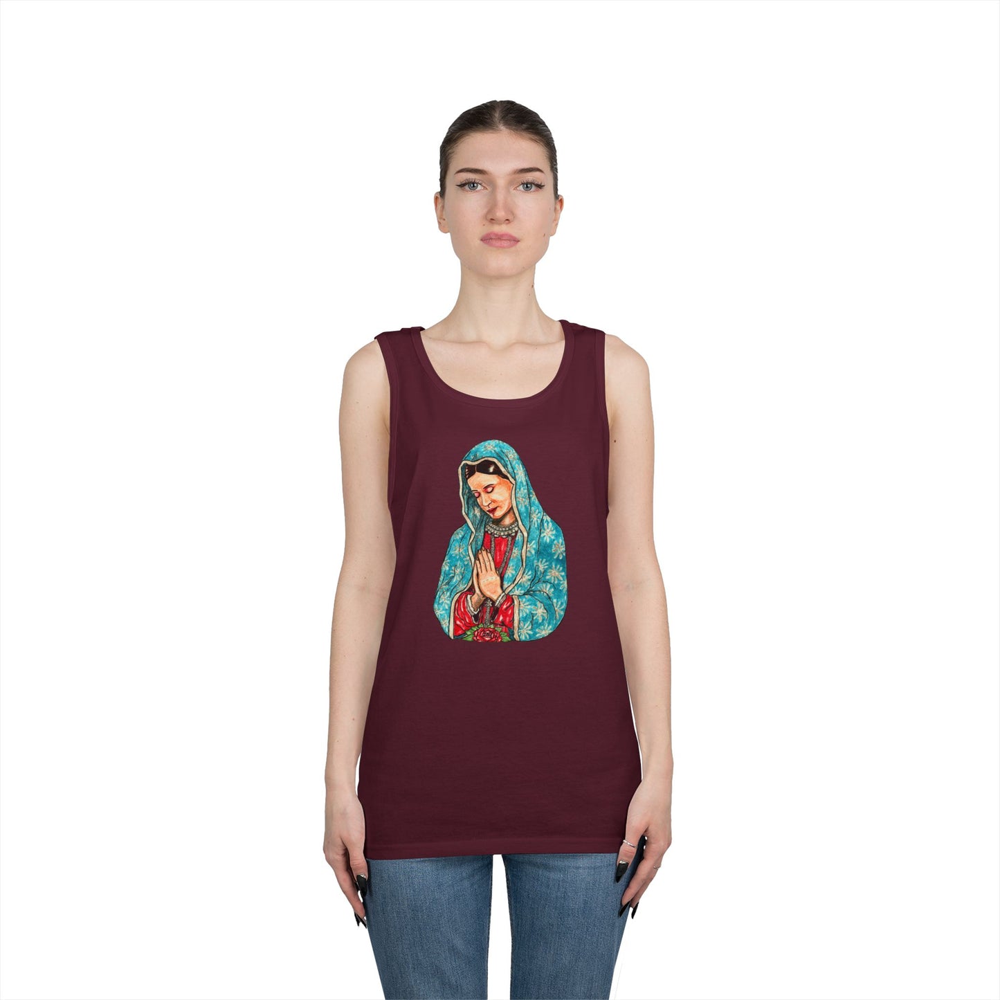 Mary Unisex Heavy Cotton Tank Top
