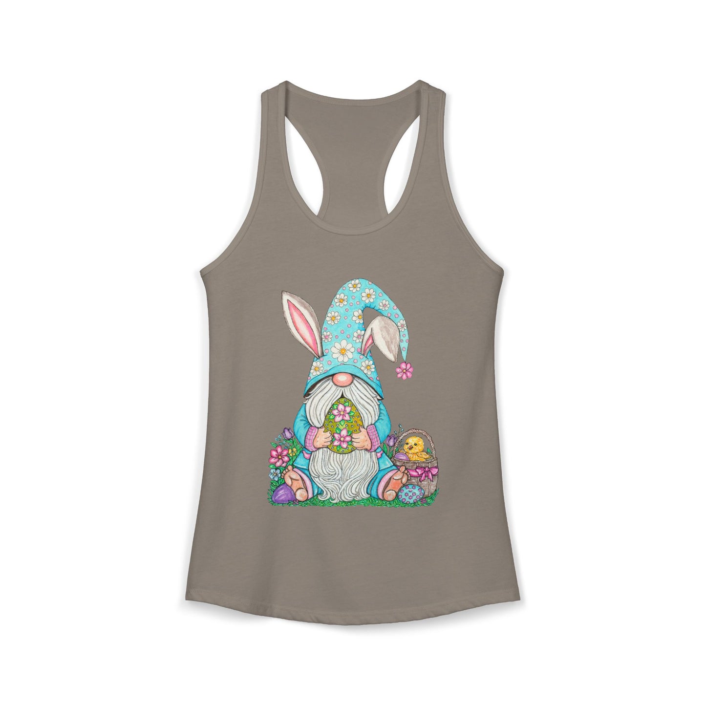 Easter Gnome Women's Ideal Racerback Tank
