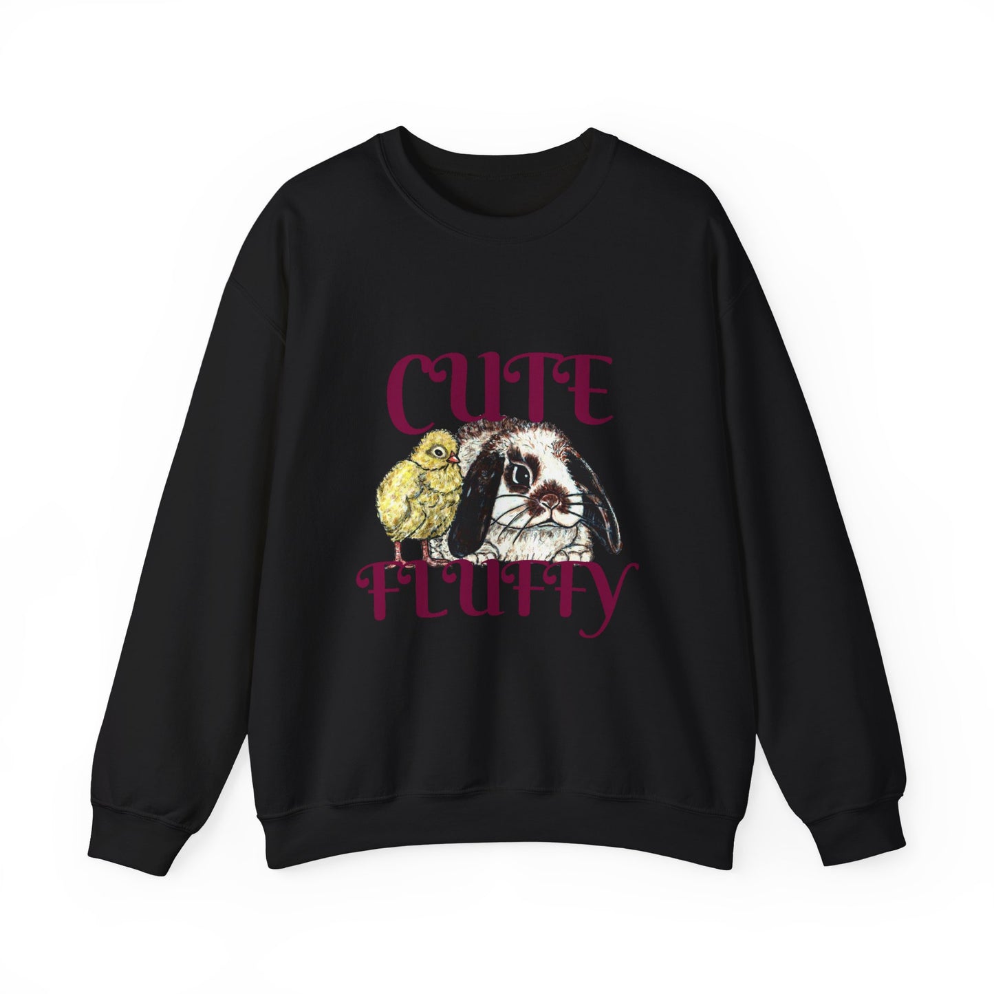 Cute and Fluffy Unisex Heavy Blend™ Crewneck Sweatshirt