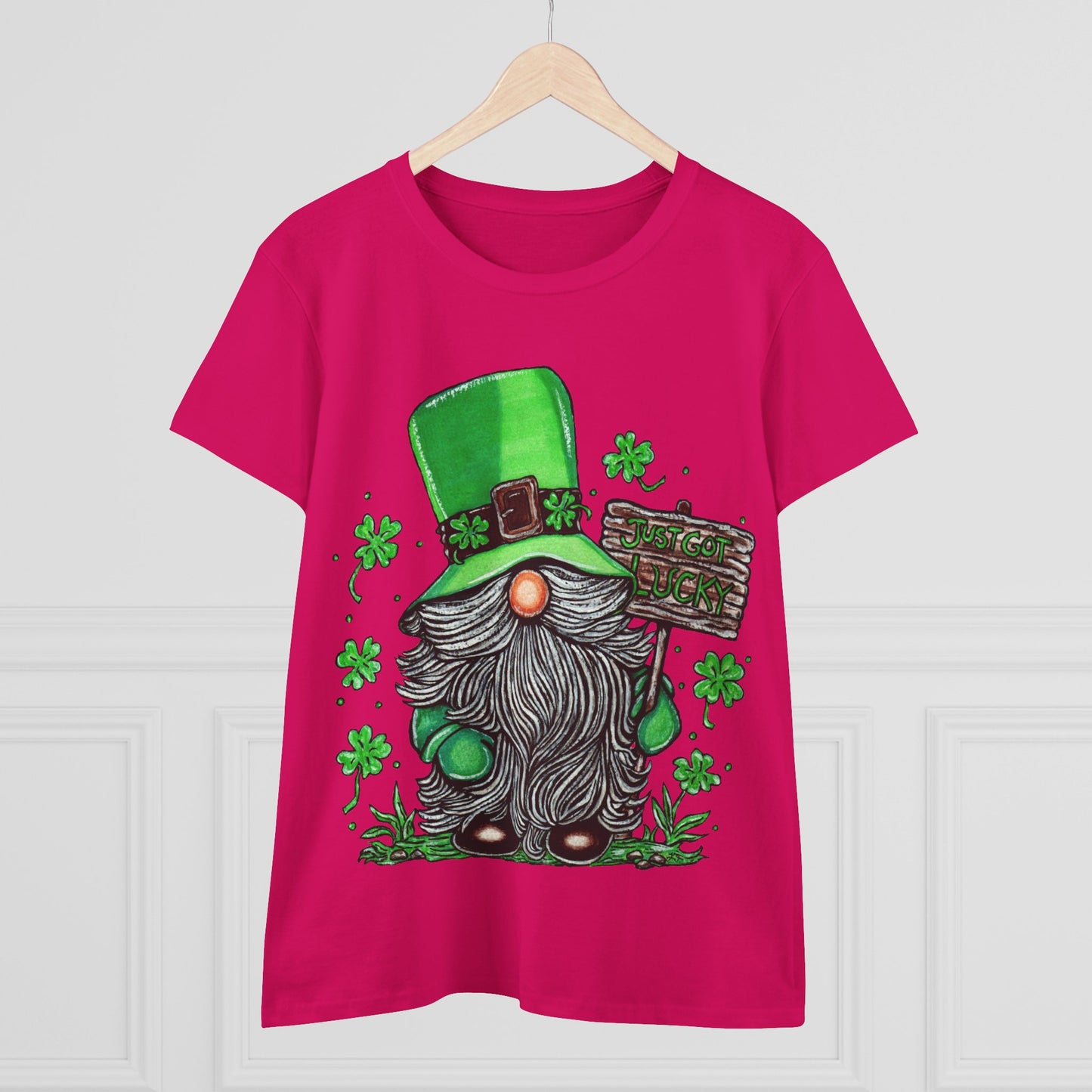 Gnomish Leprechaun Women's Midweight Cotton Tee