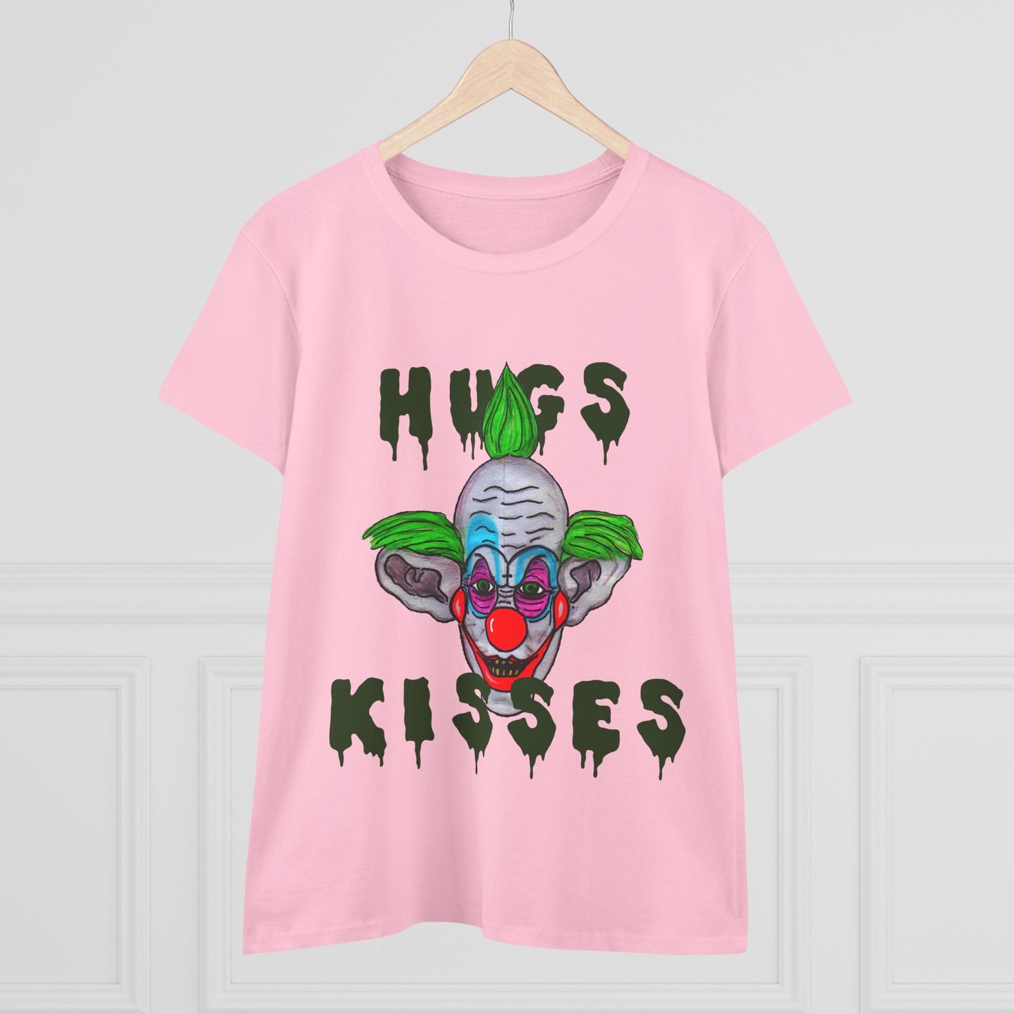 Hugs, Kisses Women's Midweight Cotton Tee