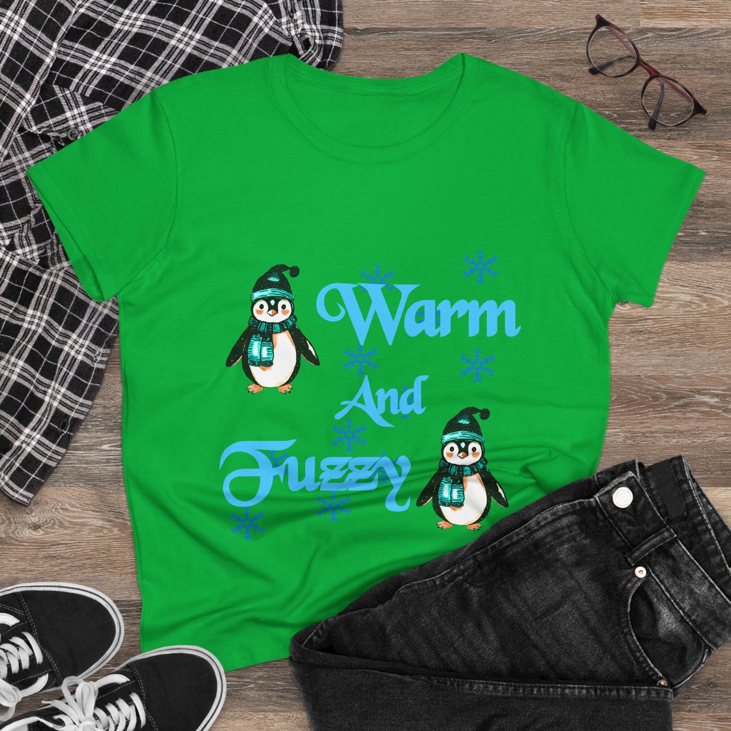 Warm and Fuzzy Women's Midweight Cotton Tee