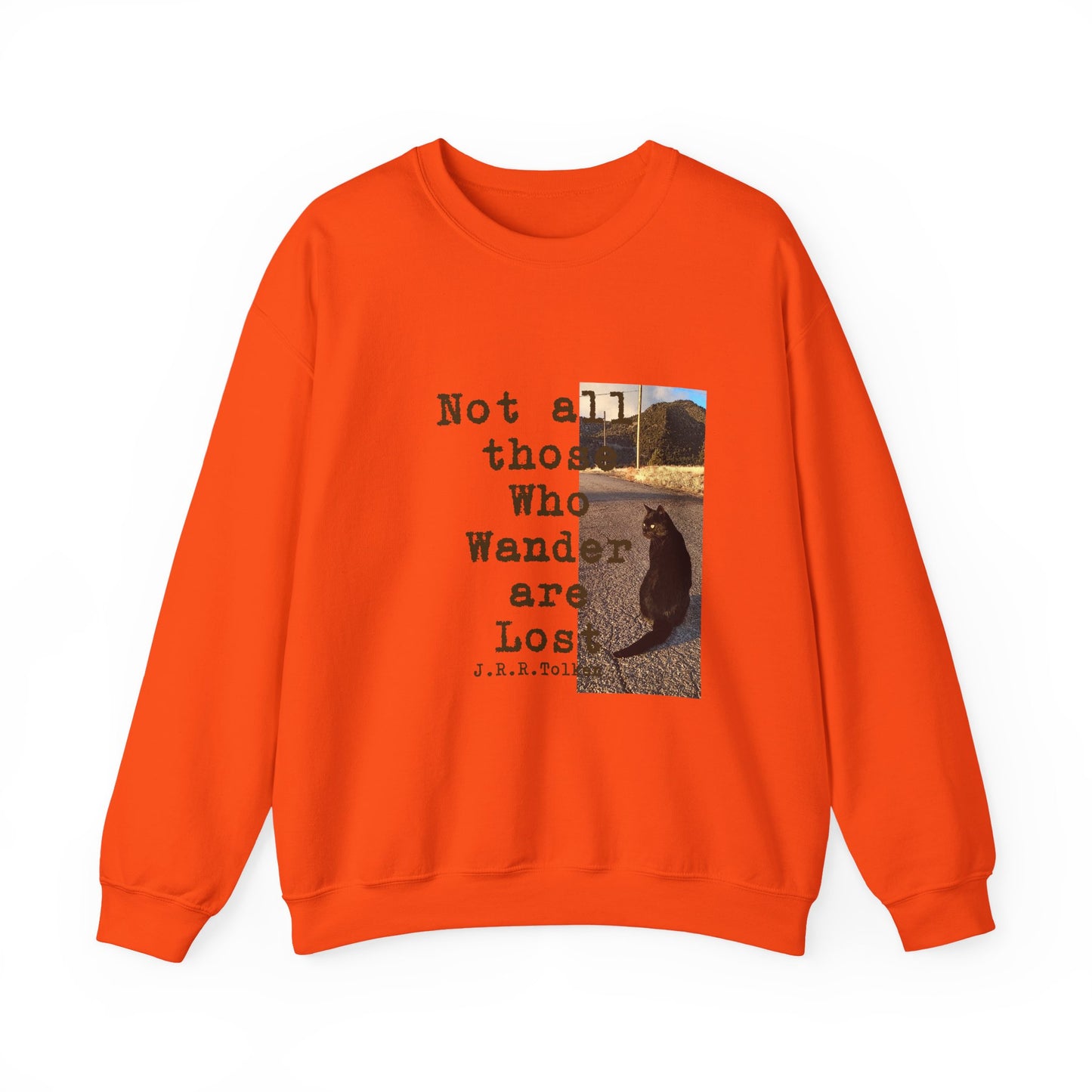 Wandering Kitty Unisex Heavy Blend™ Crewneck Sweatshirt