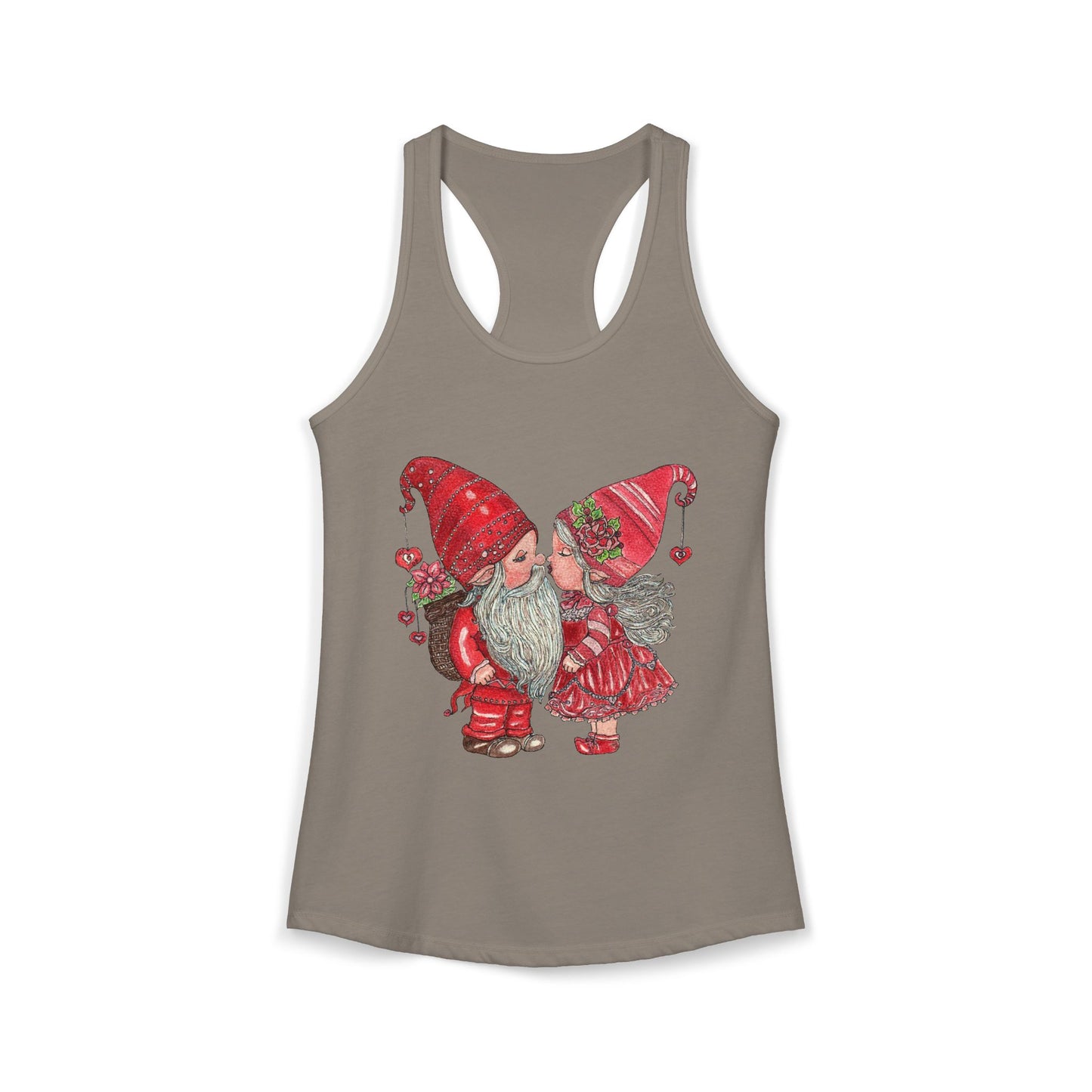 Gnome Lovers Women's Ideal Racerback Tank