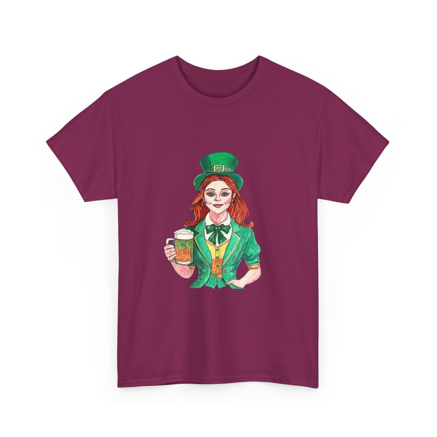 Paddys Day Cheers Unisex Heavy Cotton Tee