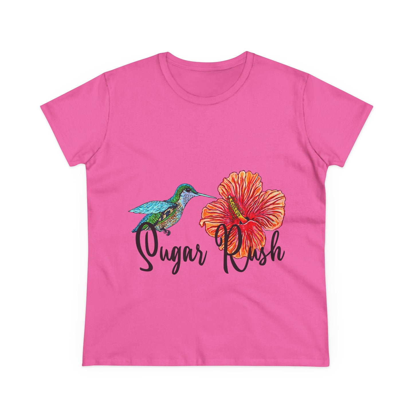 Sugar Rush Women's Midweight Cotton Tee