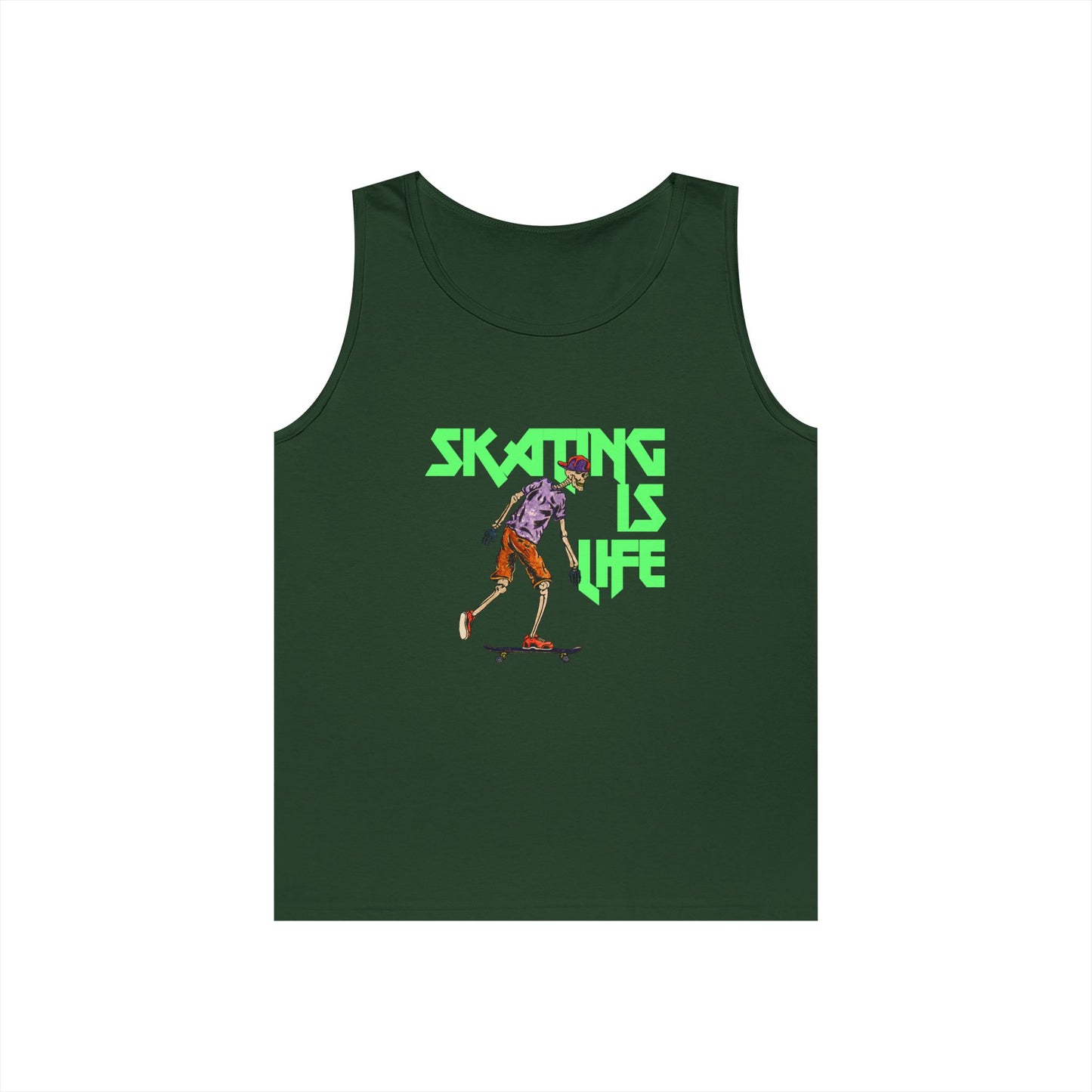 Skating is Life Unisex Heavy Cotton Tank Top
