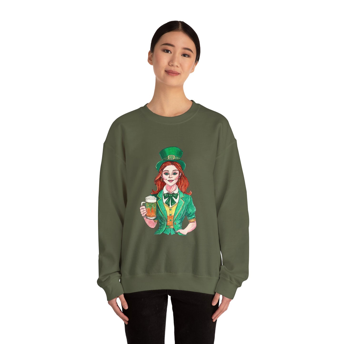Paddys Day Cheers Unisex Heavy Blend™ Crewneck Sweatshirt