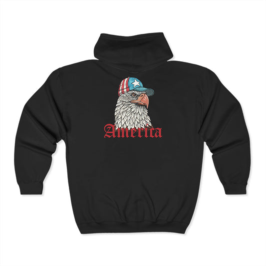 America Unisex Heavy Blend™ Full Zip Hooded Sweatshirt