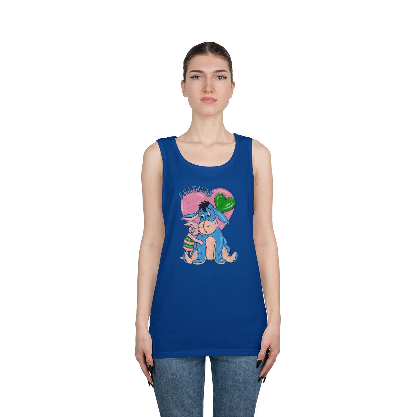 Best Friends Unisex Heavy Cotton Tank Top