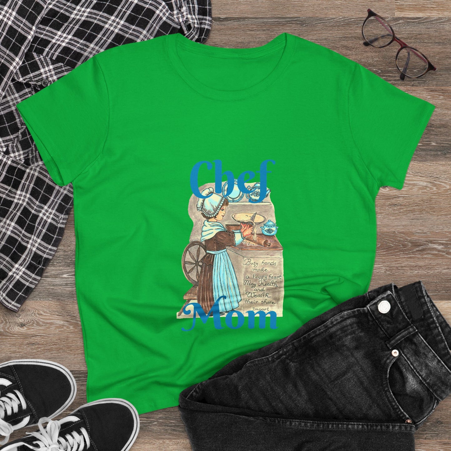 Chef Mom Women's Midweight Cotton Tee