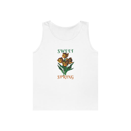 Sweet Spring Unisex Heavy Cotton Tank Top