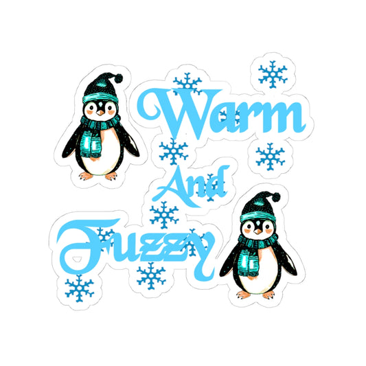 Warm and Fuzzy Kiss-Cut Stickers