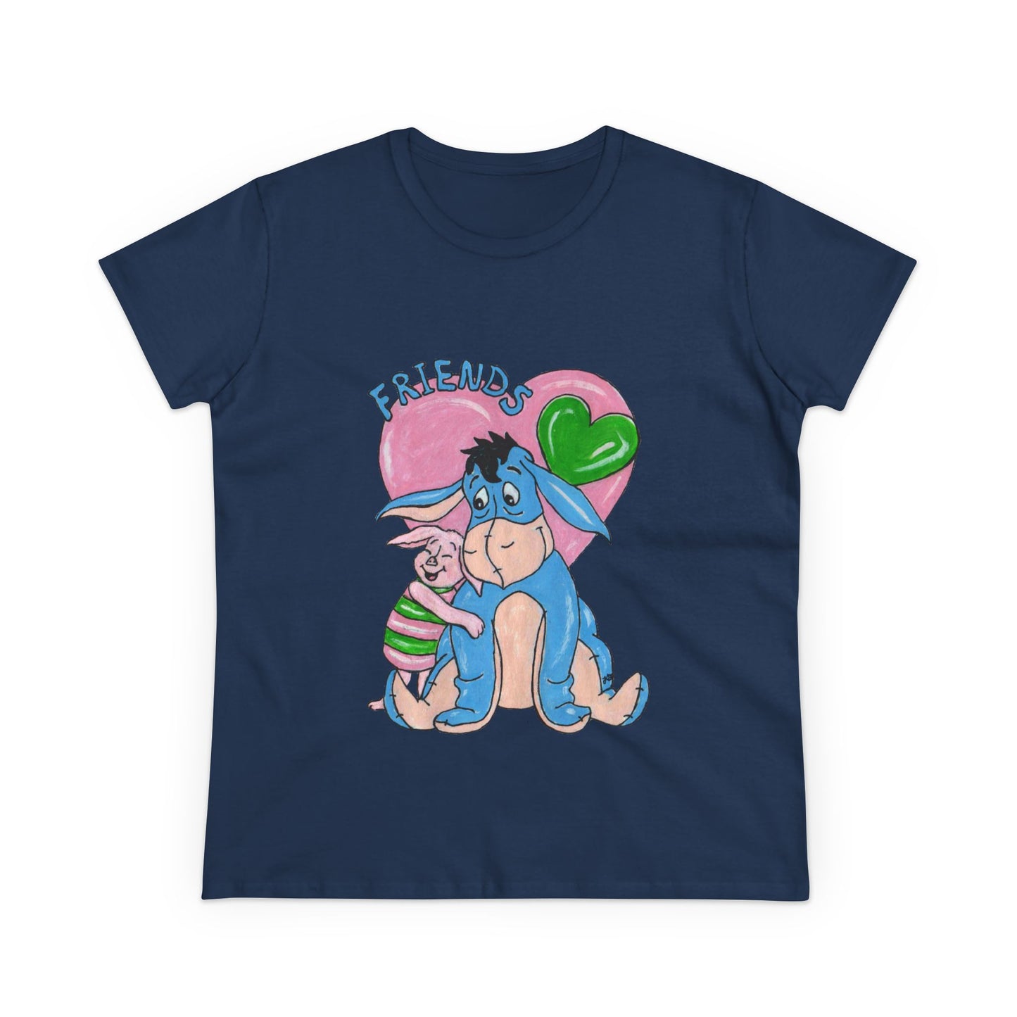 Best Friends Women's Midweight Cotton Tee