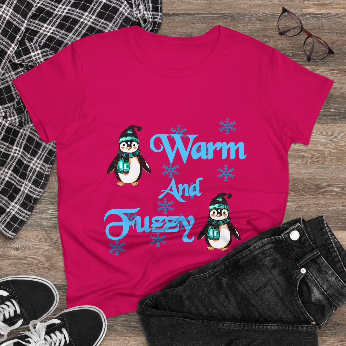 Warm and Fuzzy Women's Midweight Cotton Tee