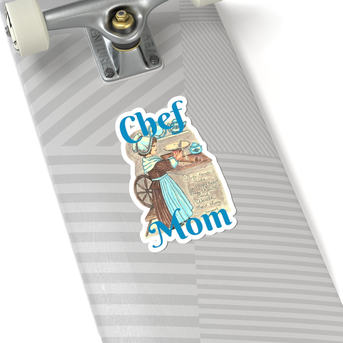 Chef Mom Kiss-Cut Stickers