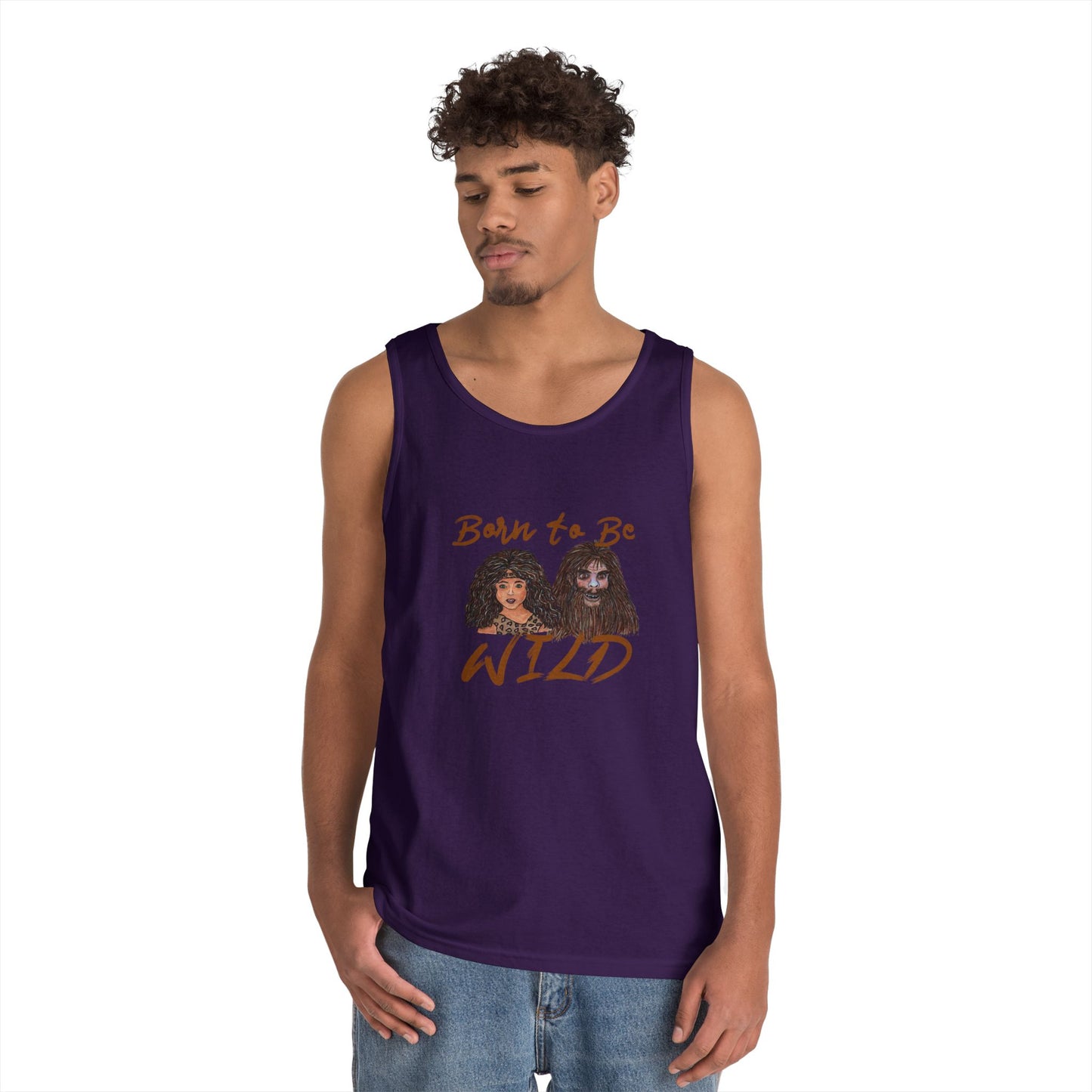 Born to be Wild Unisex Heavy Cotton Tank Top