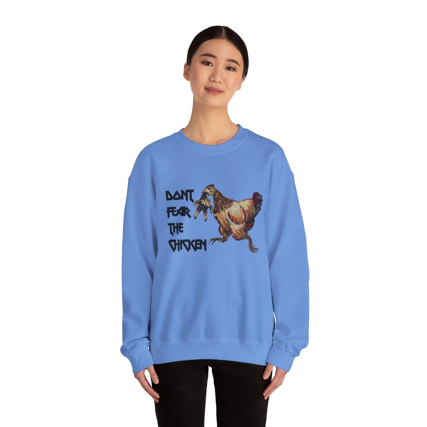 Don't Fear the Chicken Unisex Heavy Blend™ Crewneck Sweatshirt