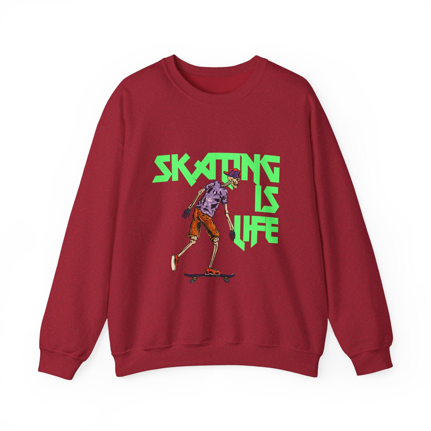 Skating is Life Unisex Heavy Blend™ Crewneck Sweatshirt