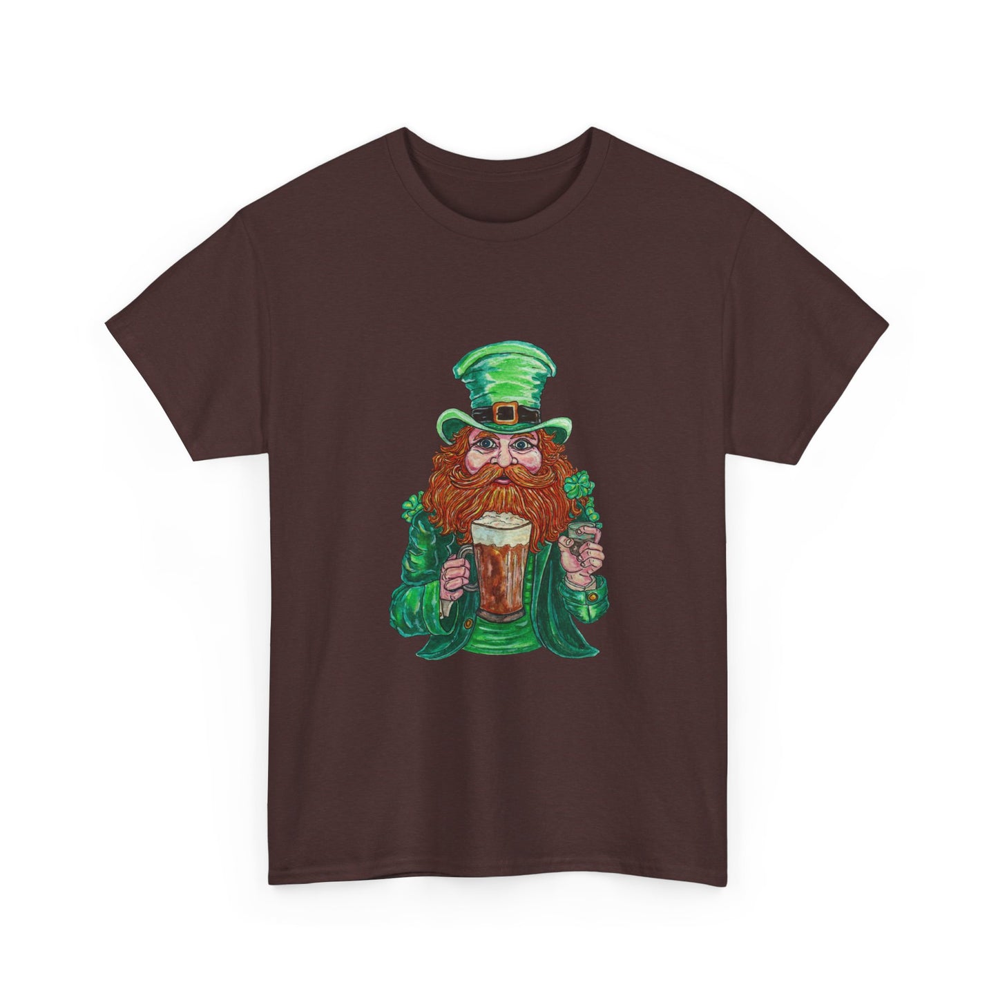 Drunken Leprechaun Unisex Heavy Cotton Tee