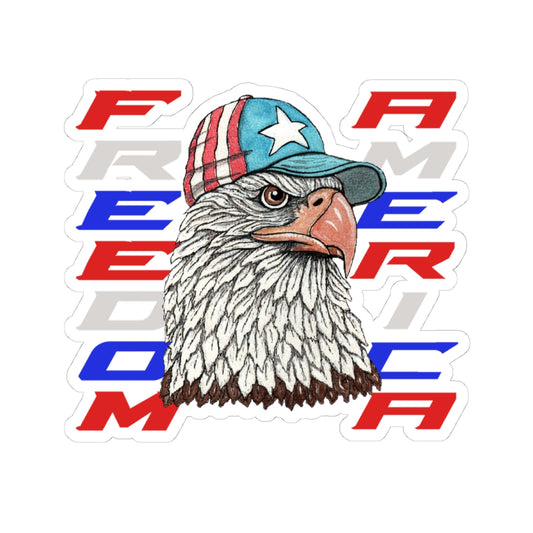 Freedom America Kiss-Cut Stickers