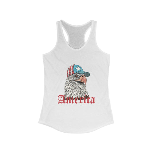America Women's Ideal Racerback Tank
