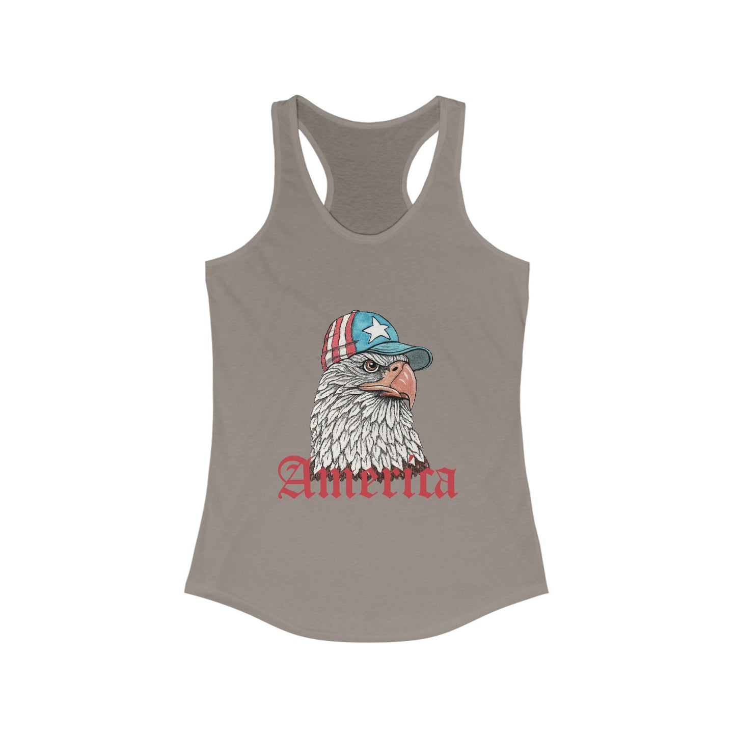 America Women's Ideal Racerback Tank