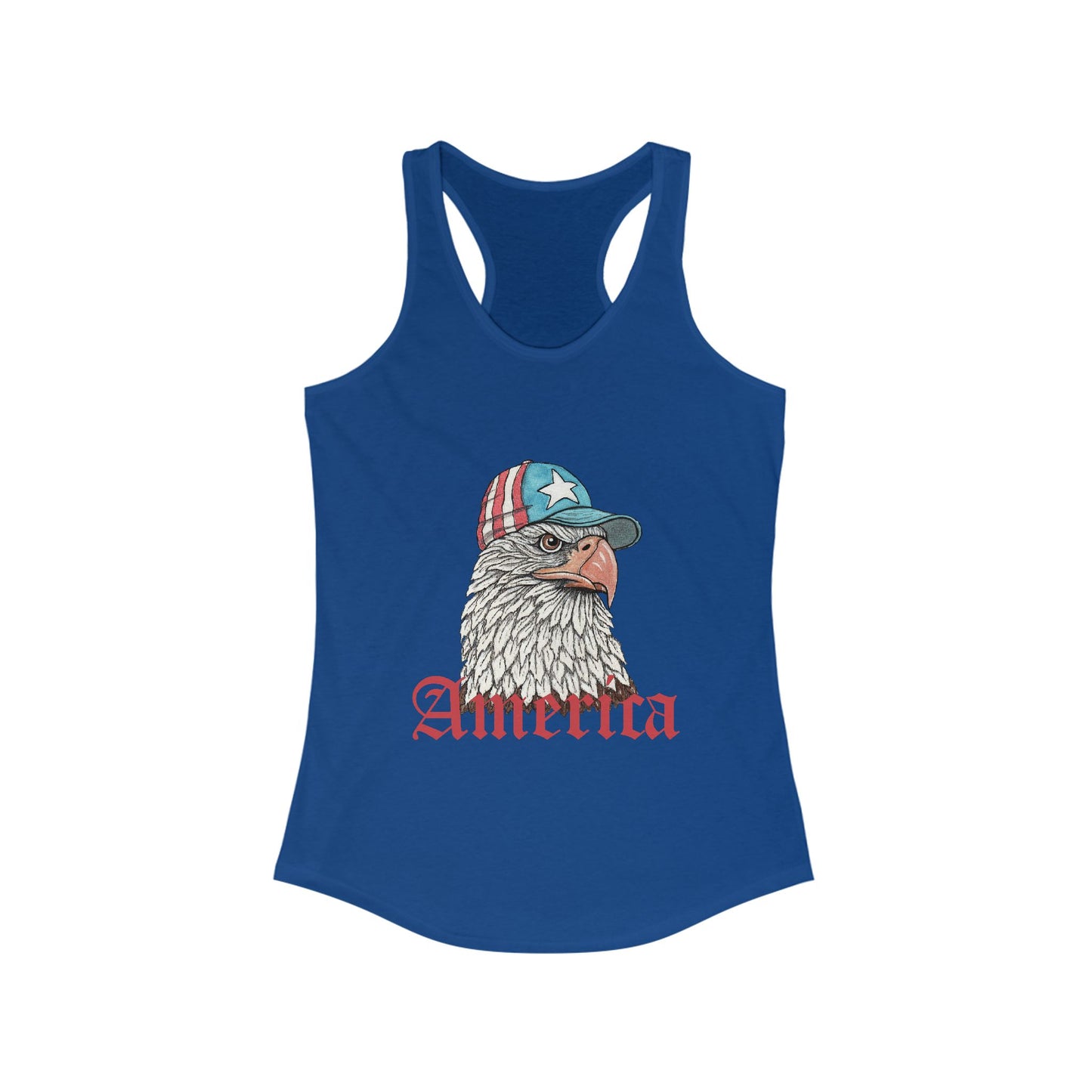 America Women's Ideal Racerback Tank