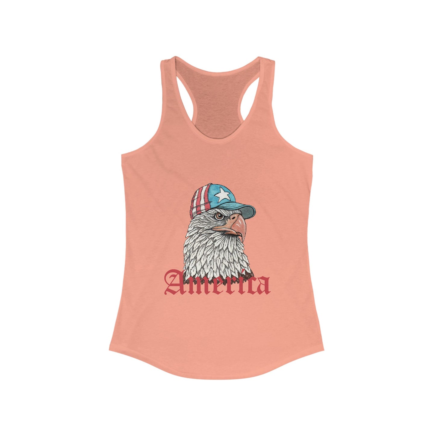America Women's Ideal Racerback Tank